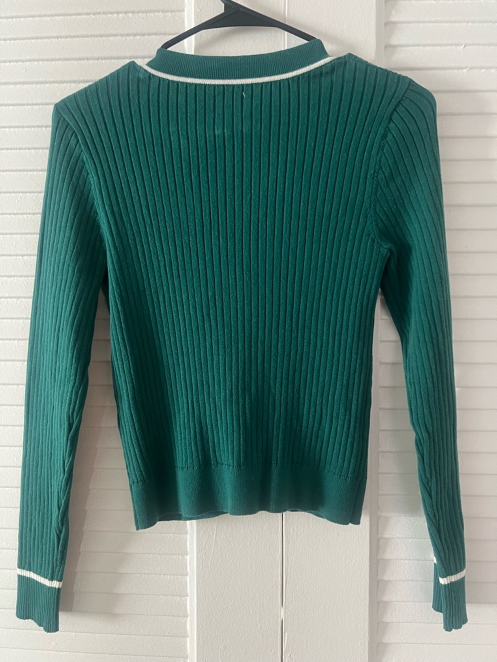 All-in-Motion Ribbed V-Neck Cardigan/Sweater - Picture 2 of 2